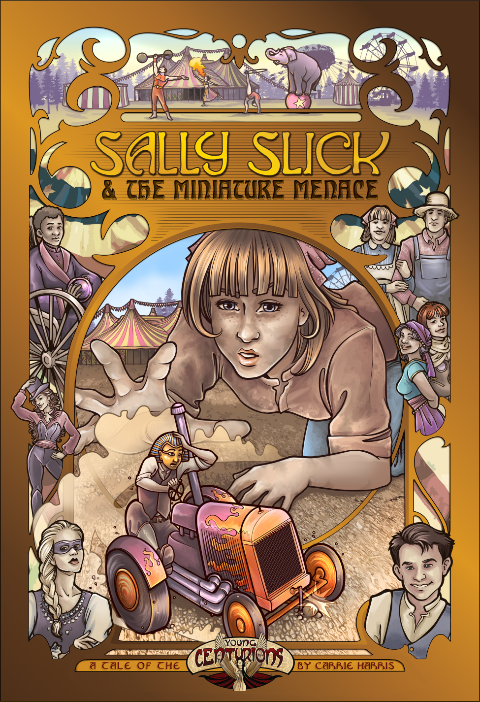 Capa de Resenha - Sally Slick and the Miniature Menace